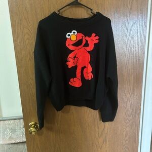 Divided brand Sesame Street sweater with Elmo on front m/large